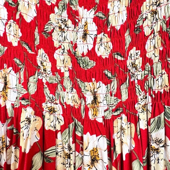 Kindred Red Floral Maxi Dress - Picture 6 of 7